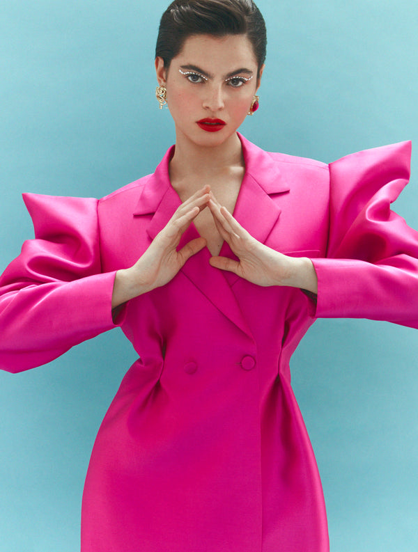 BLAZER DRESS PINK LOVE