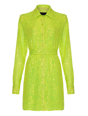 CAMISA DRESS LUCKY WOMAN - VERDE