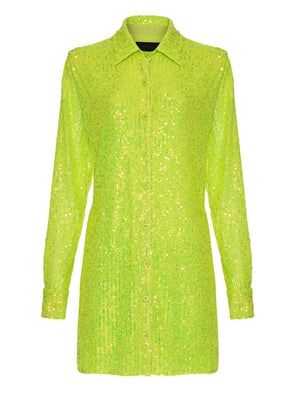 CAMISA DRESS LUCKY WOMAN - VERDE