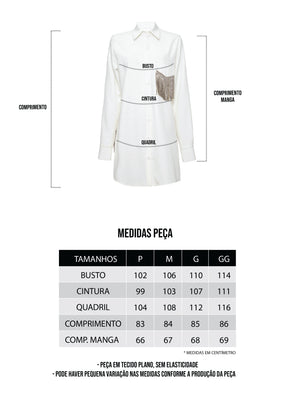 CAMISA DRESS SPACE COWBOY - OFF WHITE